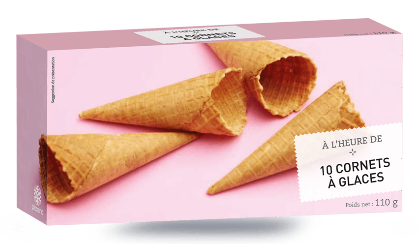 10 cornets à glace surgelés - L'épicerie - Picard