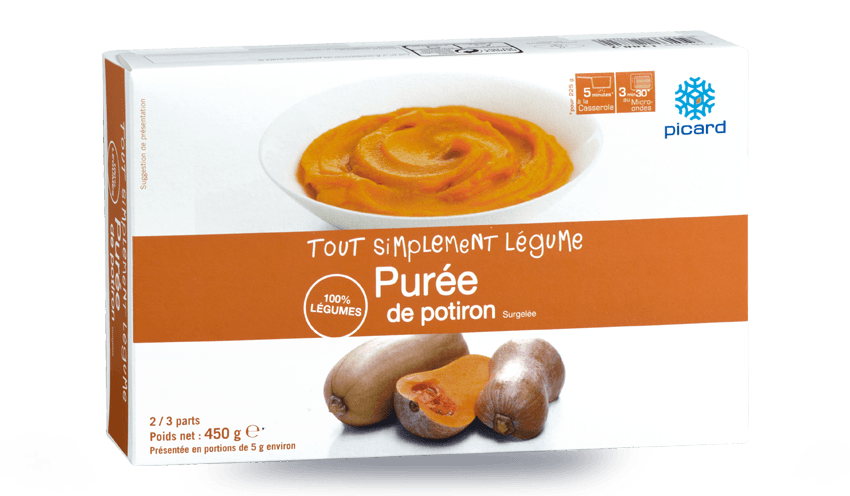 Puree De Potiron Bebe Purée De Potiron Et Pomme De Terre 31 Purée de potiron surgelés - Les légumes - Picard
