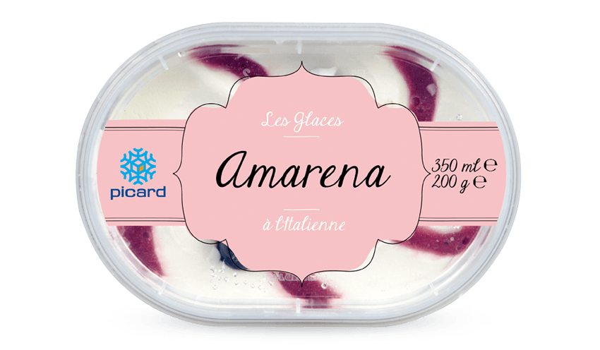 Glace Amarena surgelés - Les glaces & sorbets - Picard