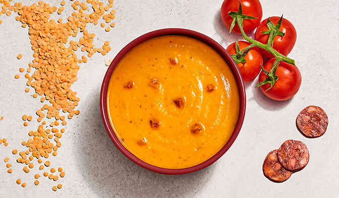 MINI SOUPE TOM/CHORIZO