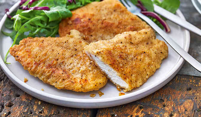 ESCALOPE POULET PANE 550G