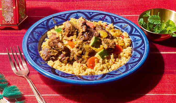 TANJIA DE BOEUF SEMOULE