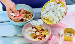 Noix de coco en cubes