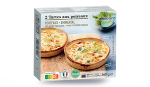 TARTE AUX POIREAUX X2