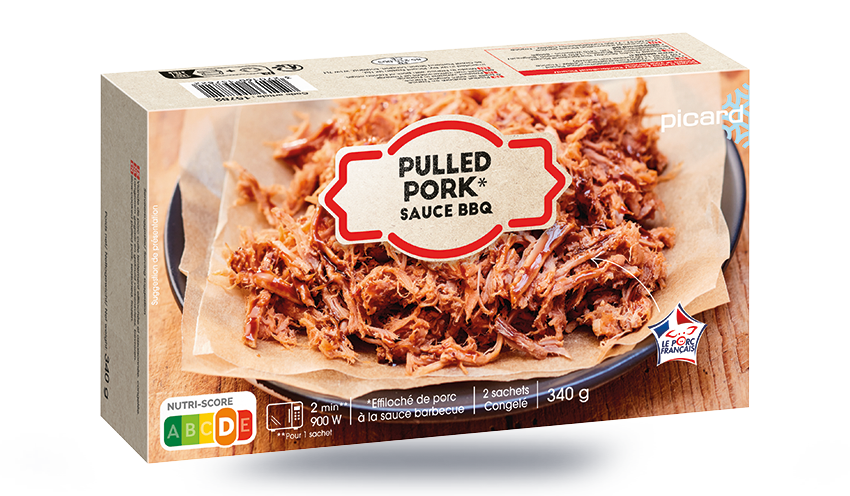 Pulled Pork effiloché de porc à la sauce barbecue