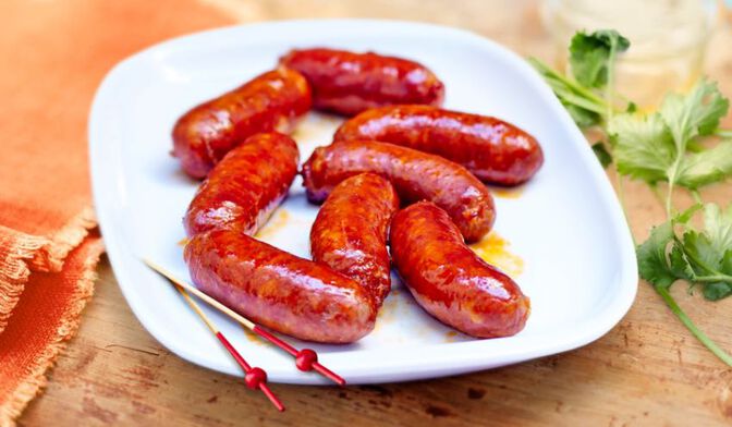 MINI CHORIZOS A GRILLER
