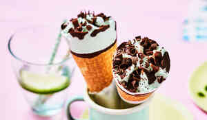 6 CONES MENTHE