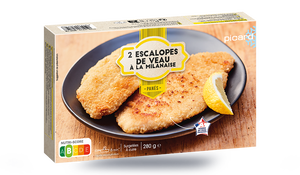 2 escalopes de veau &agrave; la milanaise