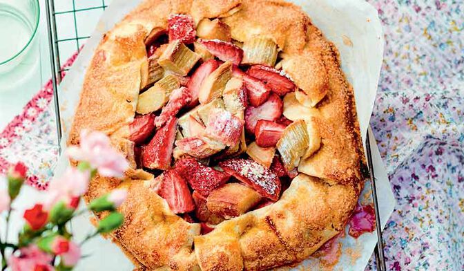 Recette Tarte Rustique Fraise Rhubarbe Picard