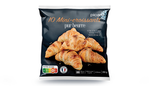 10 mini-croissants, pur beurre
