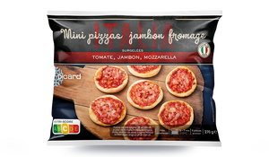 Mini pizzas jambon fromage