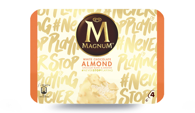 4 MAGNUM WHITE ALMOND