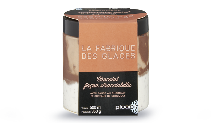 Chocolat façon stracciatella