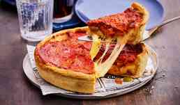 Chicago style pizza