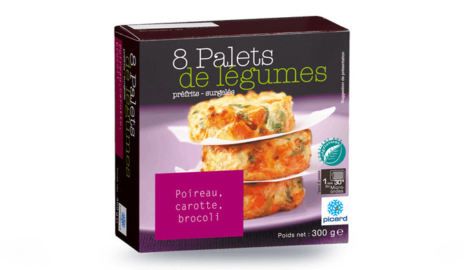 8 palets de légumes poireau, carotte, brocoli