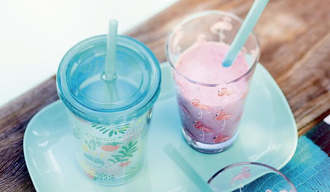 Milkshake aux fruits et à la vanille