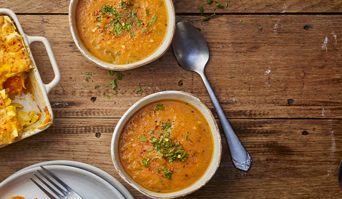 Velouté glacé de carottes