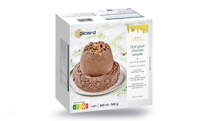 Oeuf glacé chocolat-noisette, 6 parts