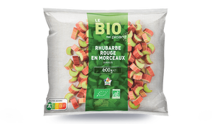 Rhubarbe rouge en morceaux bio, France