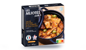 SAUTE PORC TOM OLIVES 420G