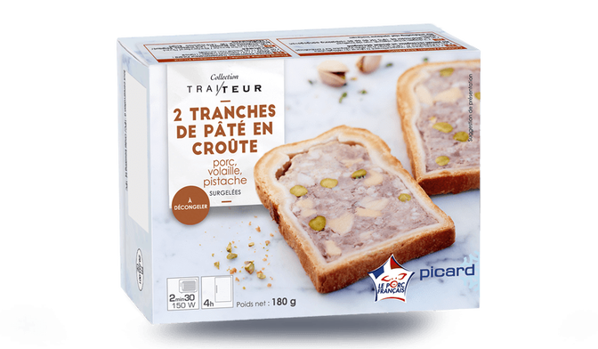 2 tranches de pâté en croûte