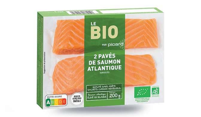 2 PAVES DE SAUMON ATL BIO
