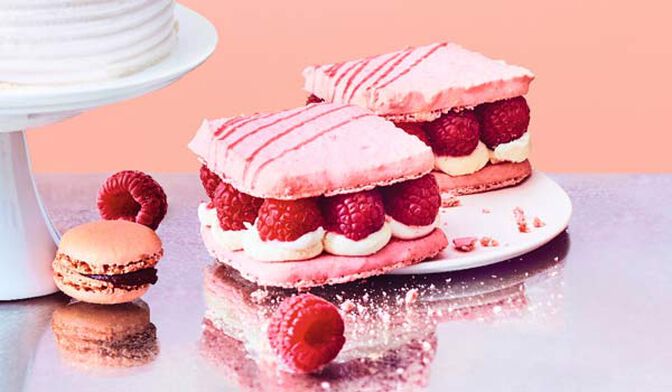 2 Macarons Framboise Surgeles Picard