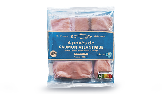4 PAVES DE SAUMON 400G