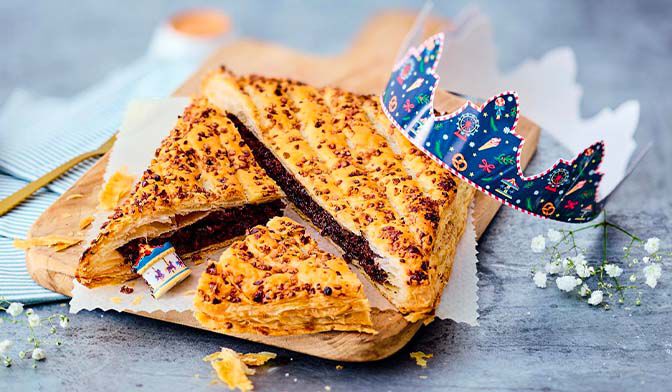 Galette des rois chocolat et noisette