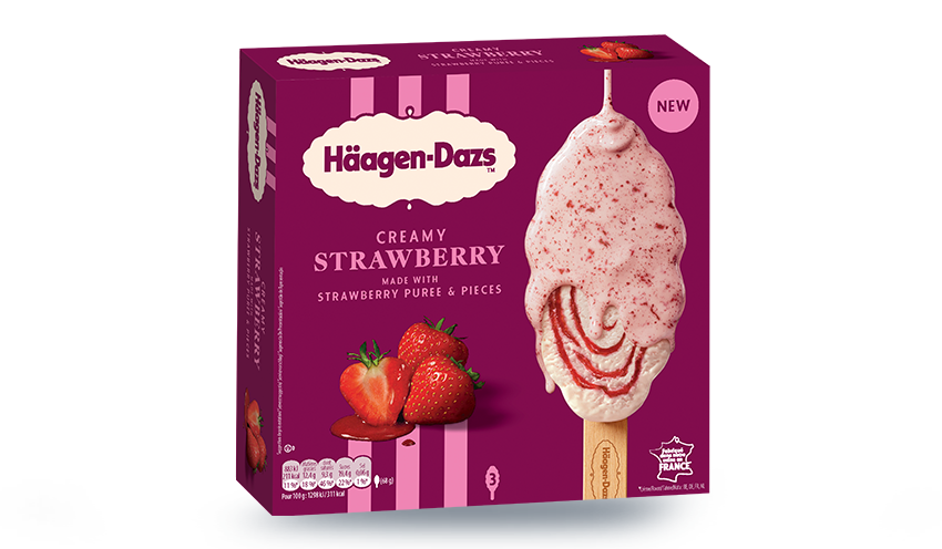 3 Bâtonnets creamy Strawberry — vue 3
