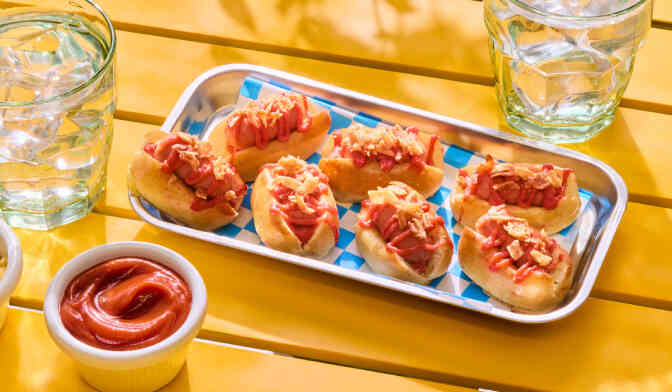 8 MINI HOTS DOGS 140G