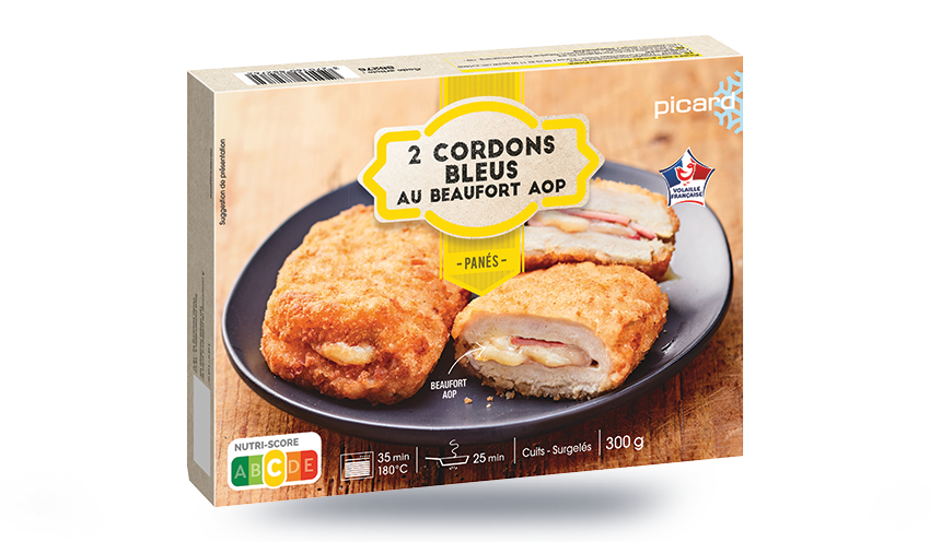 2 cordons de poulet au beaufort A.O.P