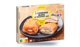 2 CORDONS BLEUS POULET/BEAUFORT