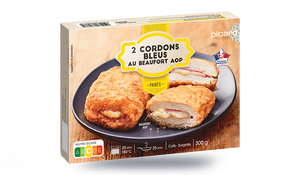 2 CORDONS BLEUS POULET/BEAUFORT