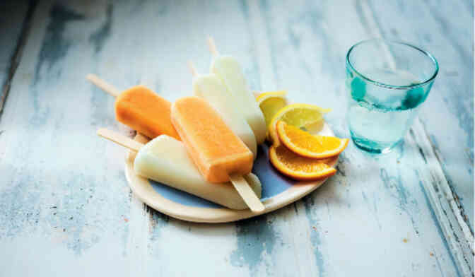 6 b&acirc;tonnets citron et orange bio