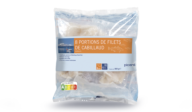 8 PORTION CABILLAUD 800G