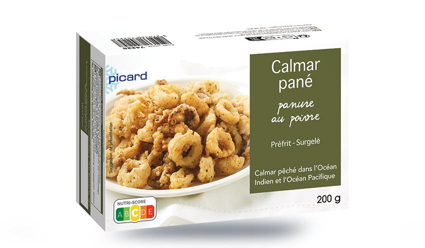 Calmar pané panure poivre