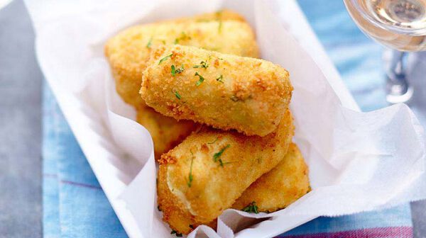 Recette Croquetas de purée de pomme de terre au chorizo ...