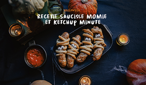Saucisses Momie, ketchup minute