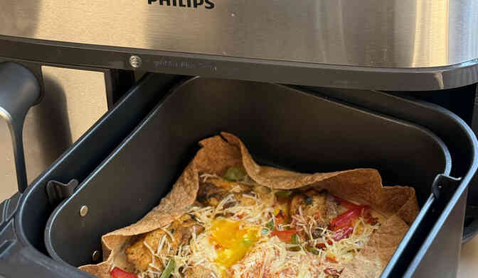 Tortilla bowl au Airfryer