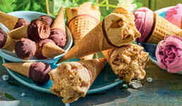 6 CONES CARAMEL
