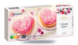 2 DONUTS CŒURS 110G