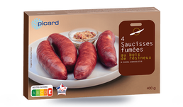 4 saucisses fum&eacute;es
