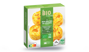 4 MINI GRATINS LEGUME BIO