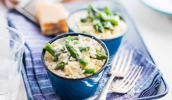Risotto aux asperges vertes
