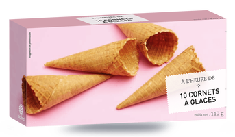 10 cornets à glace surgelés - L'épicerie - Picard