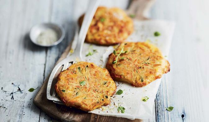 4 röstis de légumes et cheddar