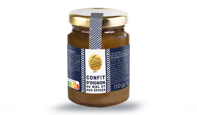 CONFIT OIGNON MIEL /EPICE