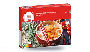CREVETTE SCE PIQUANTE/RIZ