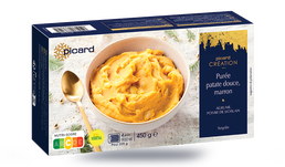 Pur&eacute;e patate douce, marron, agrume, poivre de Sichuan